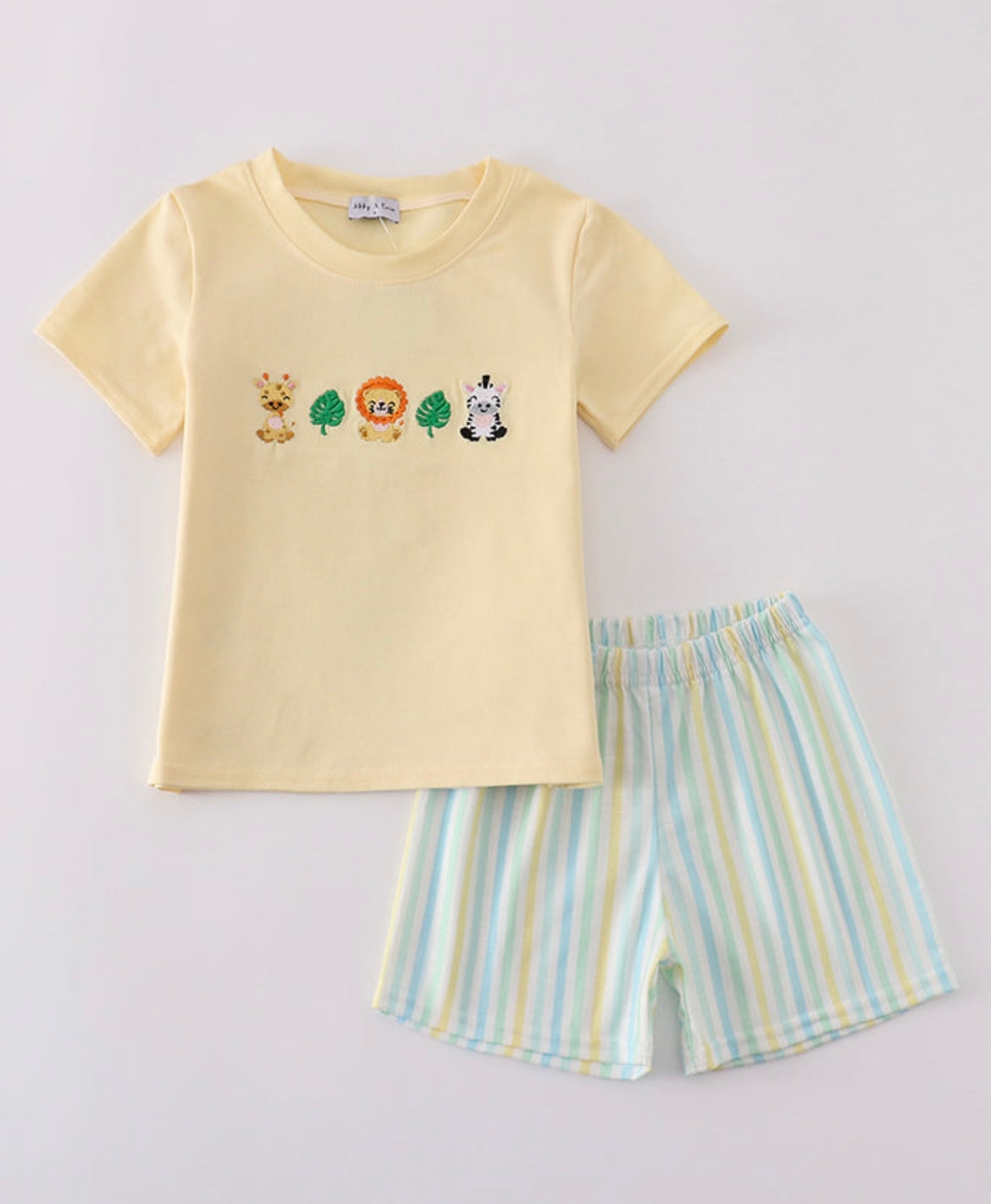 Boys Zoo Safari Short Set