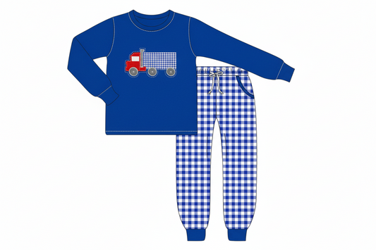 Boys Big Truck Pant Set