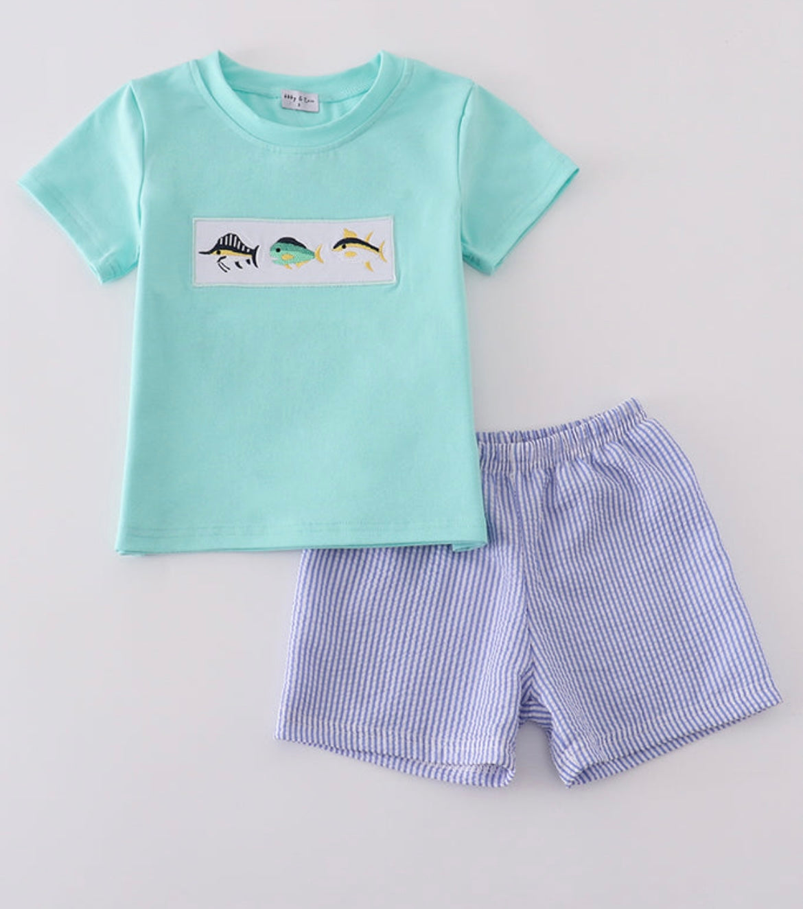Boys Fish Short Set