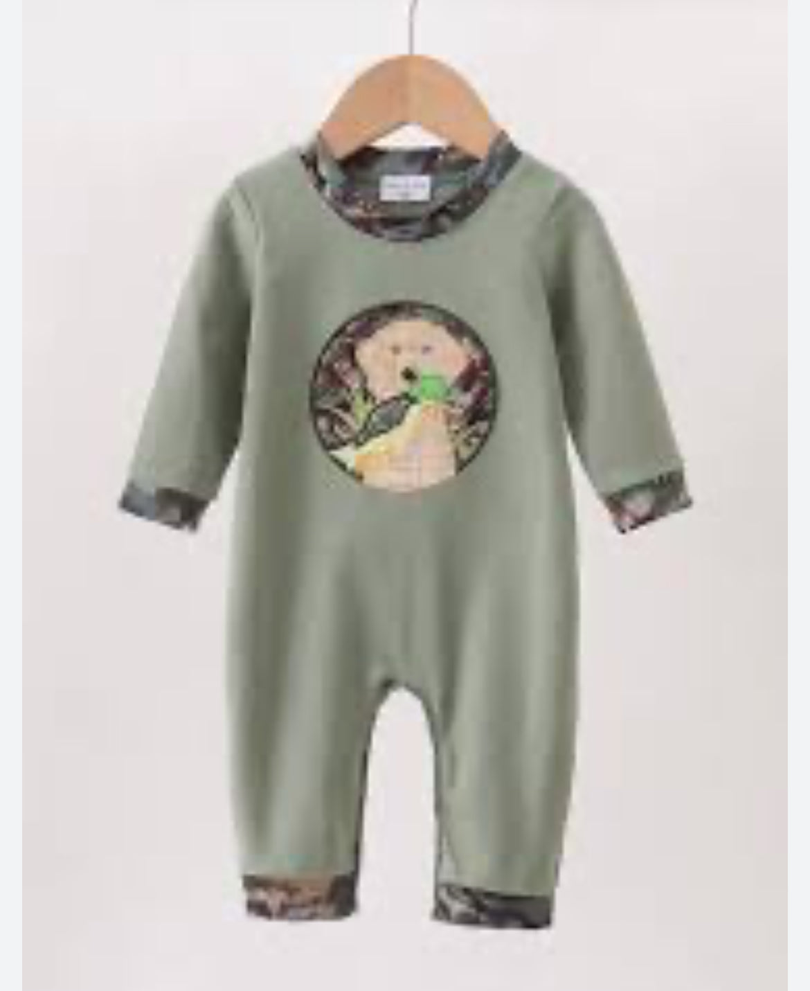 Boys Hunting Dog Romper