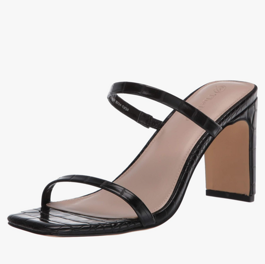 Ladies The Drop Black Heels