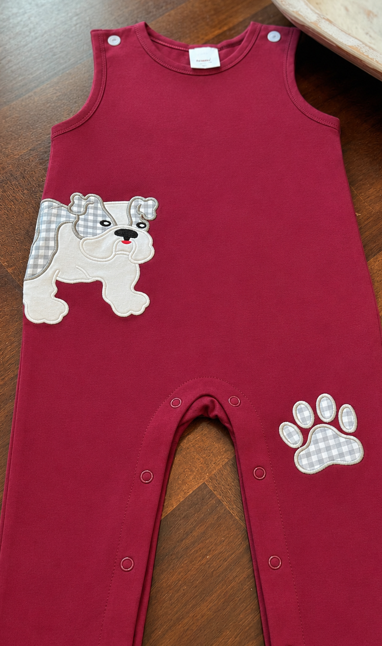 Boys Bulldog Romper