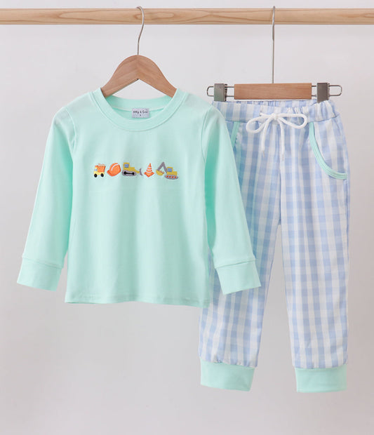 Boys Construction Pant Set