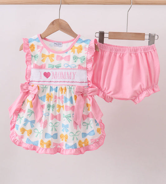 Girl I Love Mommy Diaper Set