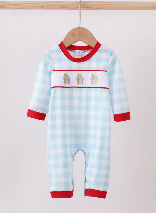 Boys Gingerbread Romper