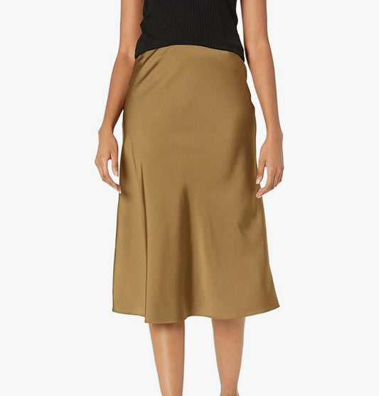 Ladies The Drop Olive Green Skirt