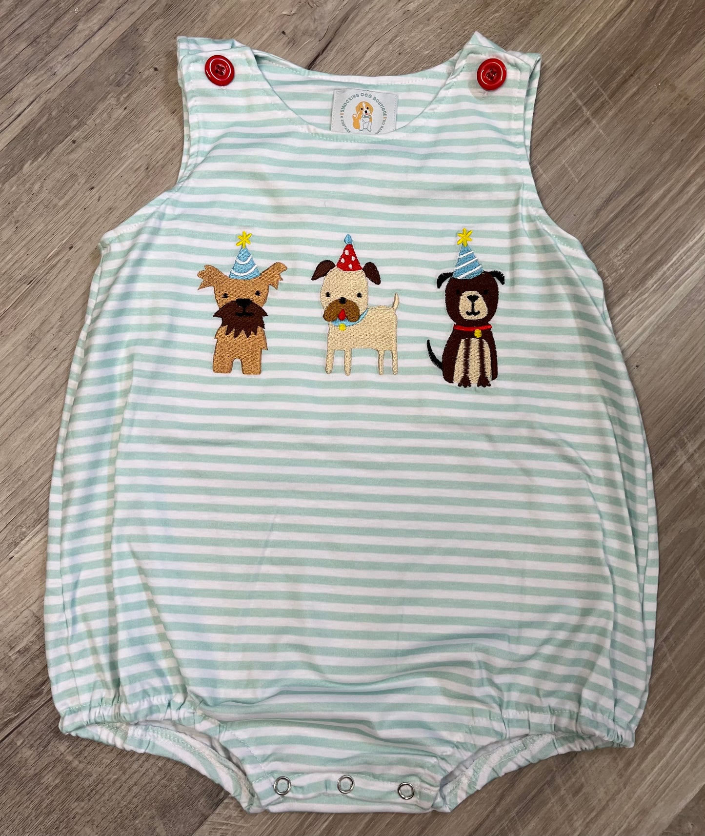 Boy Birthday Dog Romper E