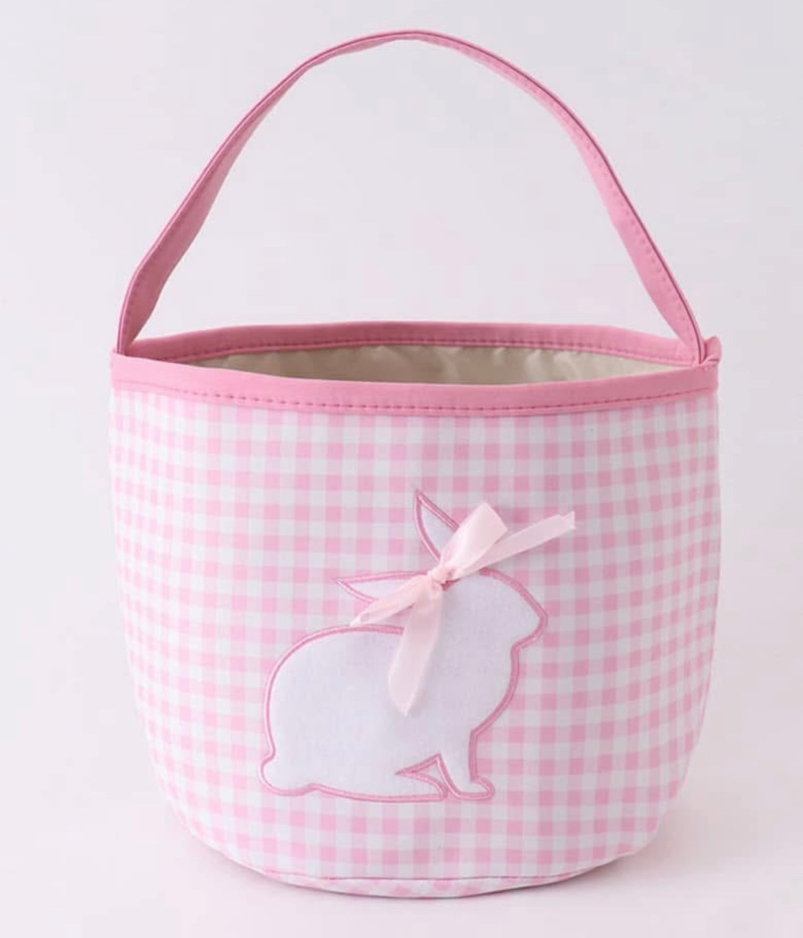 Girl Gingham Easter Basket