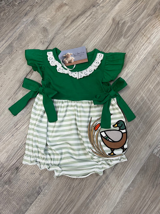 Girl Duck Romper