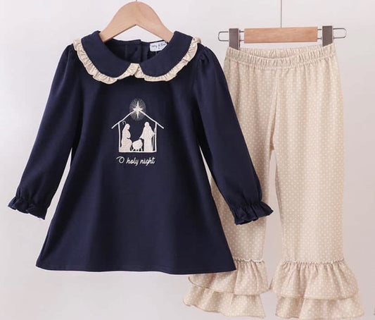 Girl O Holy Night Pant Set