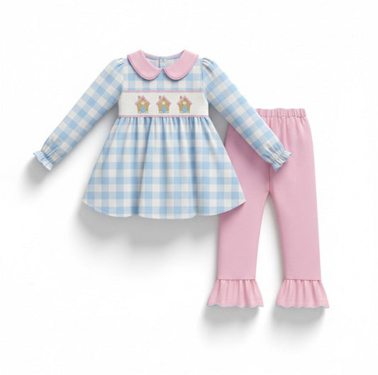 Girl Gingerbread Pant Set