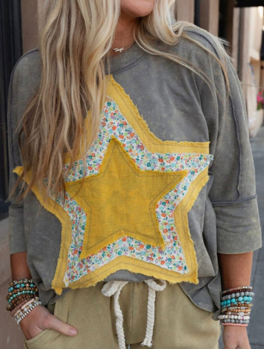 Ladies Plus Star Top