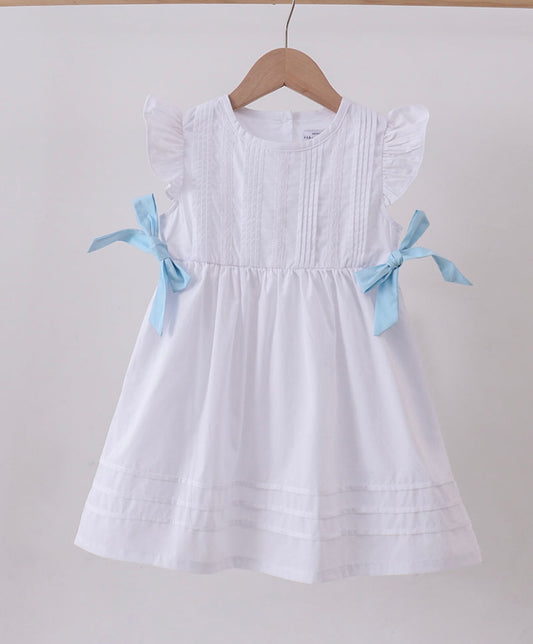 Girl White Vintage Dress