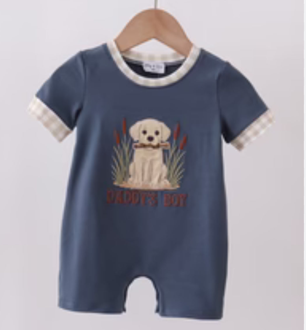 Boys Dog Romper