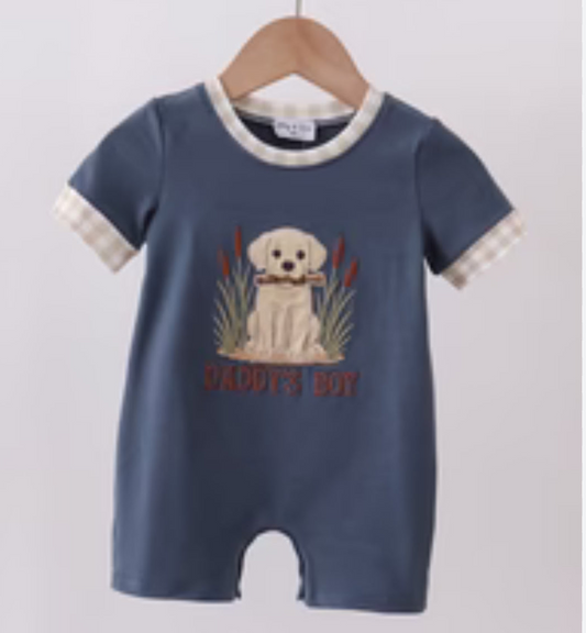 Boys Dog Romper