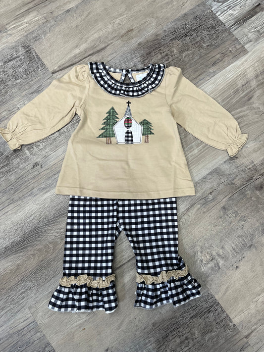 Girl Church Pant Set