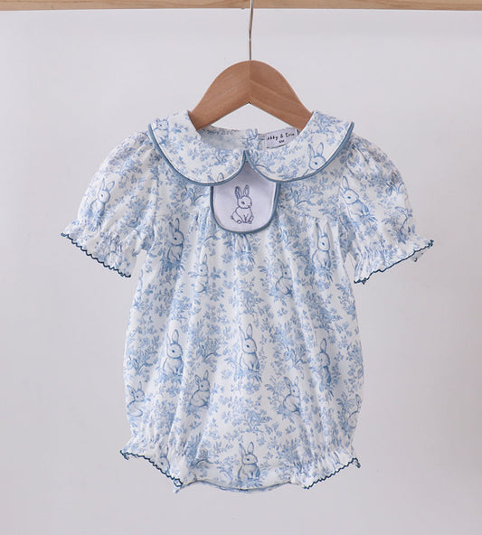 Girl Vintage Embroidery Bubble