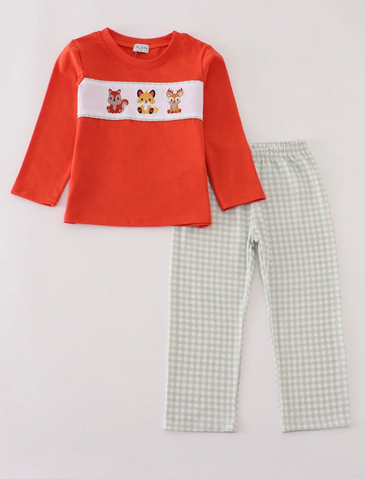 Boys Animal Pant Set