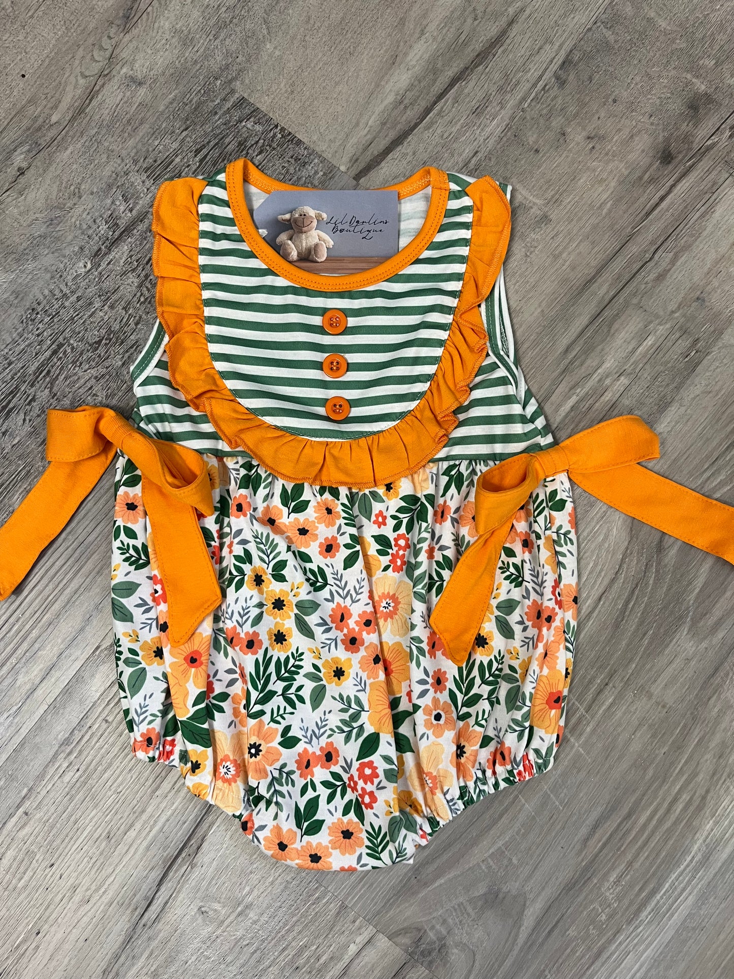 Girl Autumn Romper