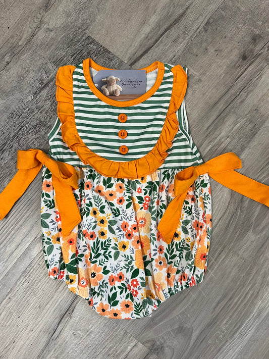 Girl Autumn Romper