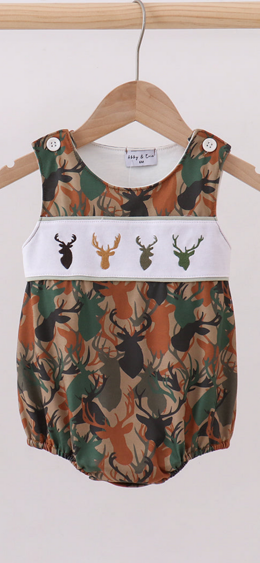 Boys Camouflage Deer Bubble