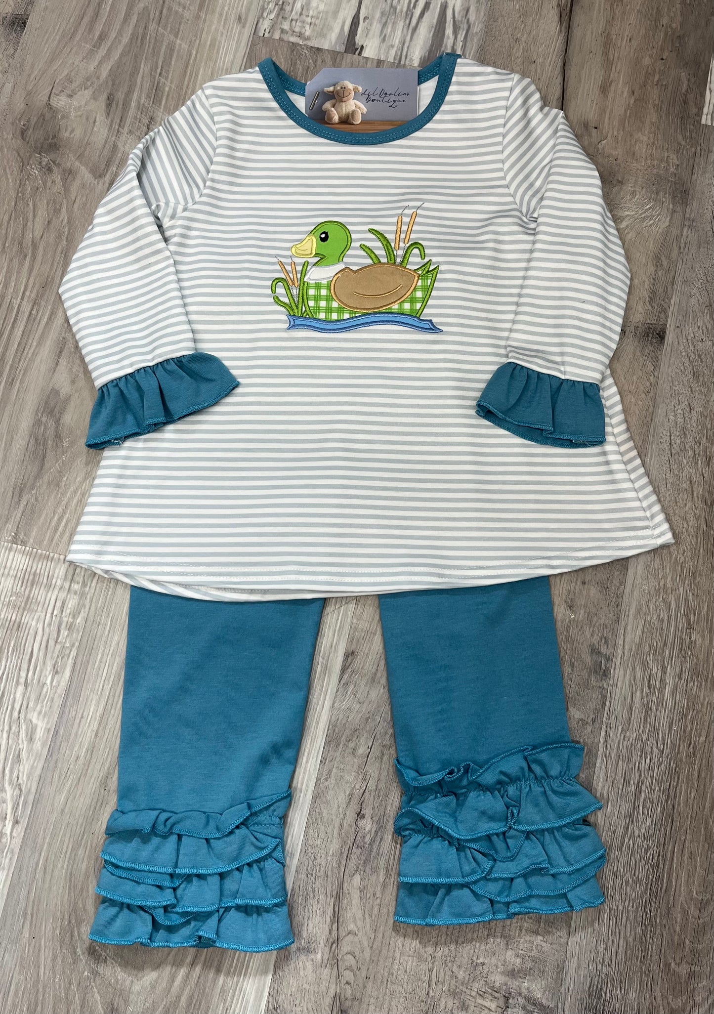 Girl Duck Pant Set