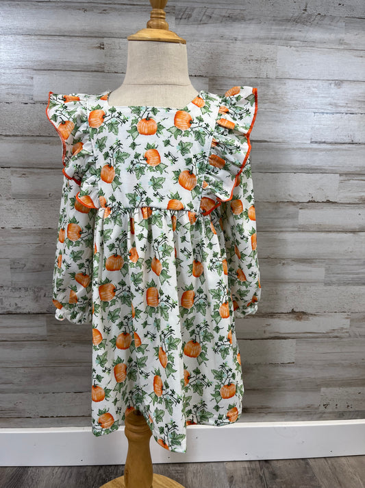 Girl Pumpkin Dress