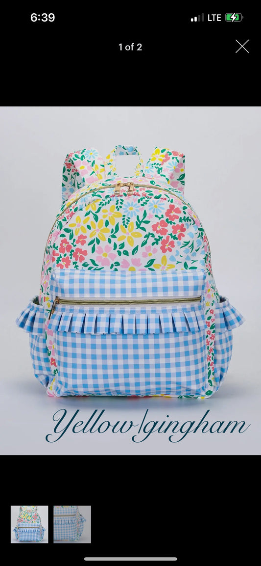 Girl Backpack and Lunch Boxes