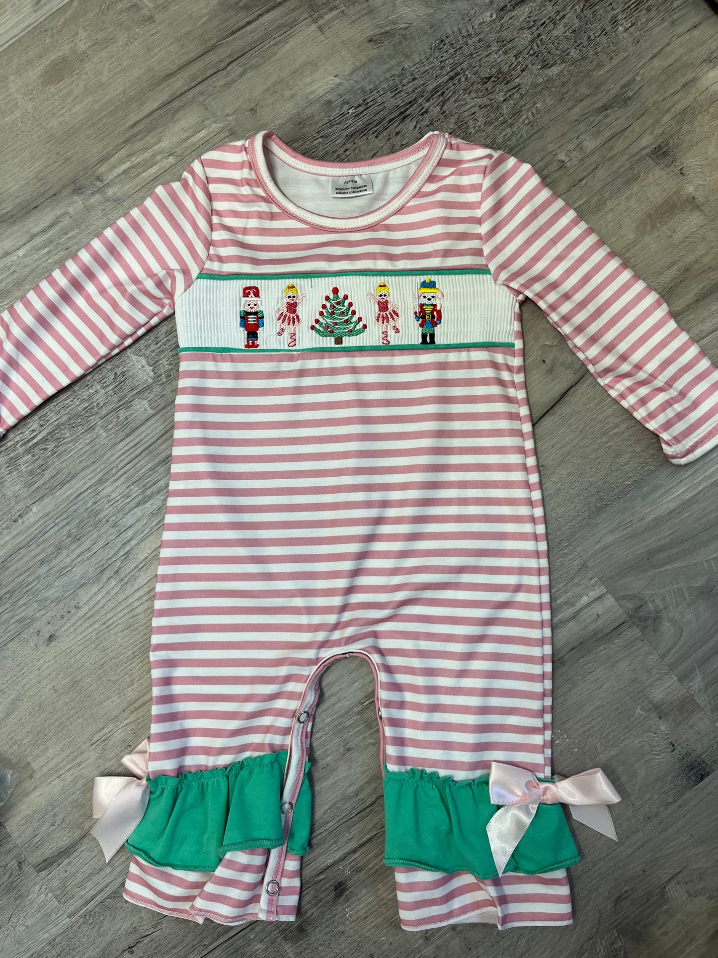 Girl Nutcracker Romper