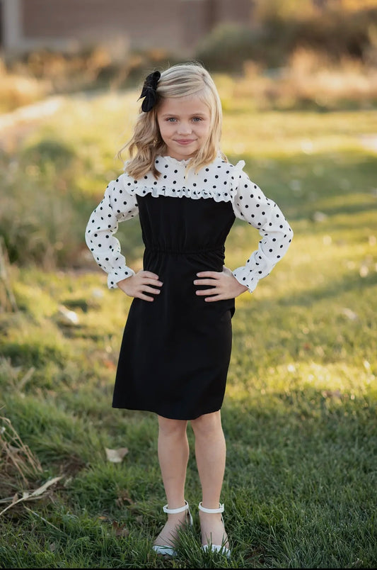 Girl Classic Black Dress