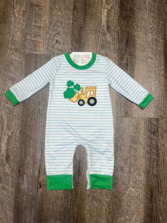 Boy St. Patrick’s Truck Romper Clearance