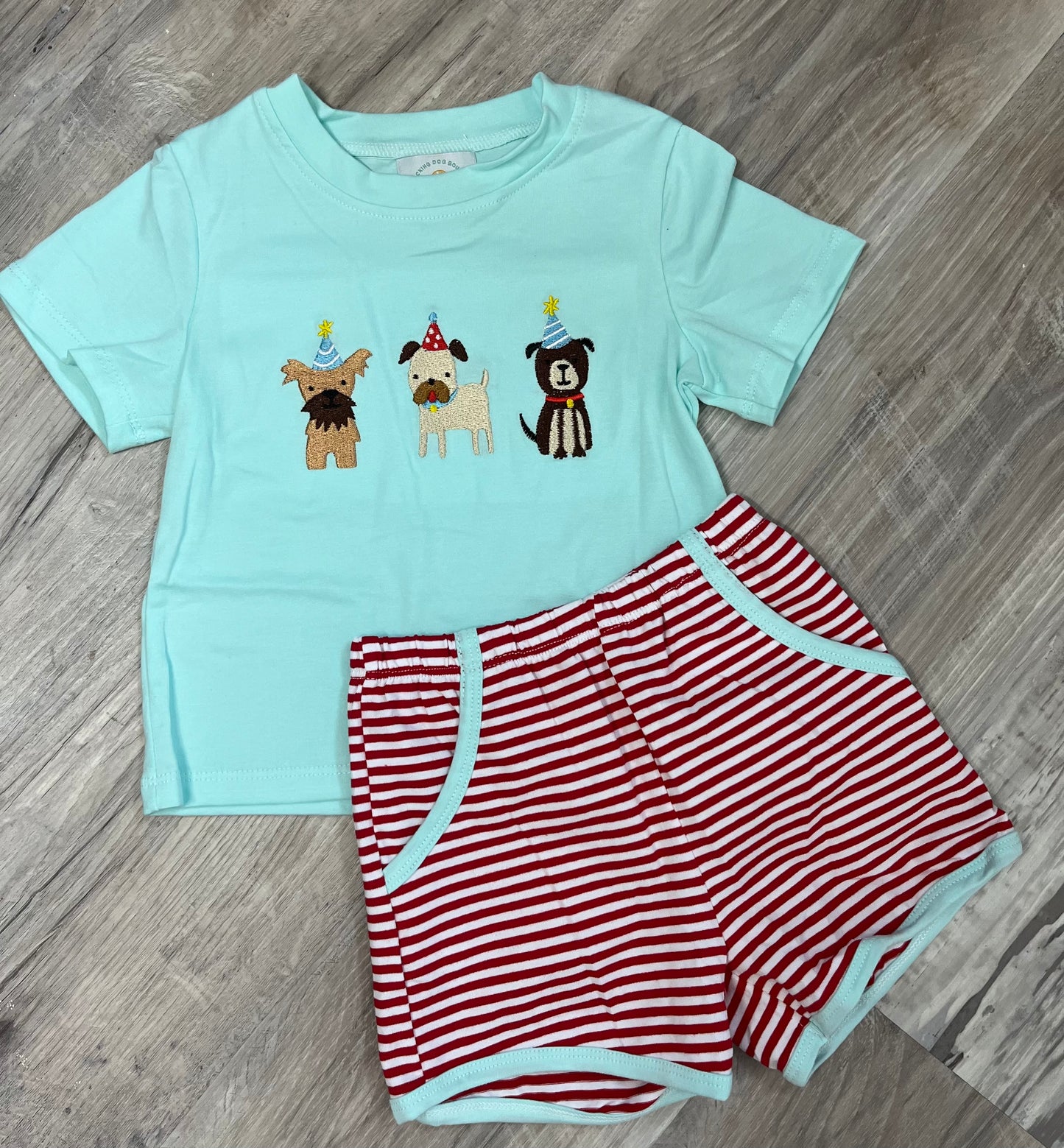 Boys Birthday Dog Set