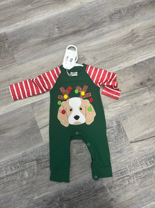 Boy Dog Romper Christmas