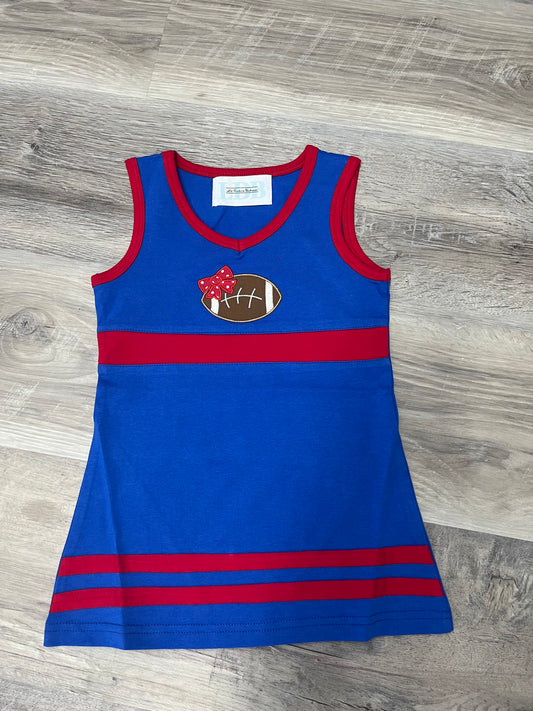 Girl Blue Red Cheer Dress