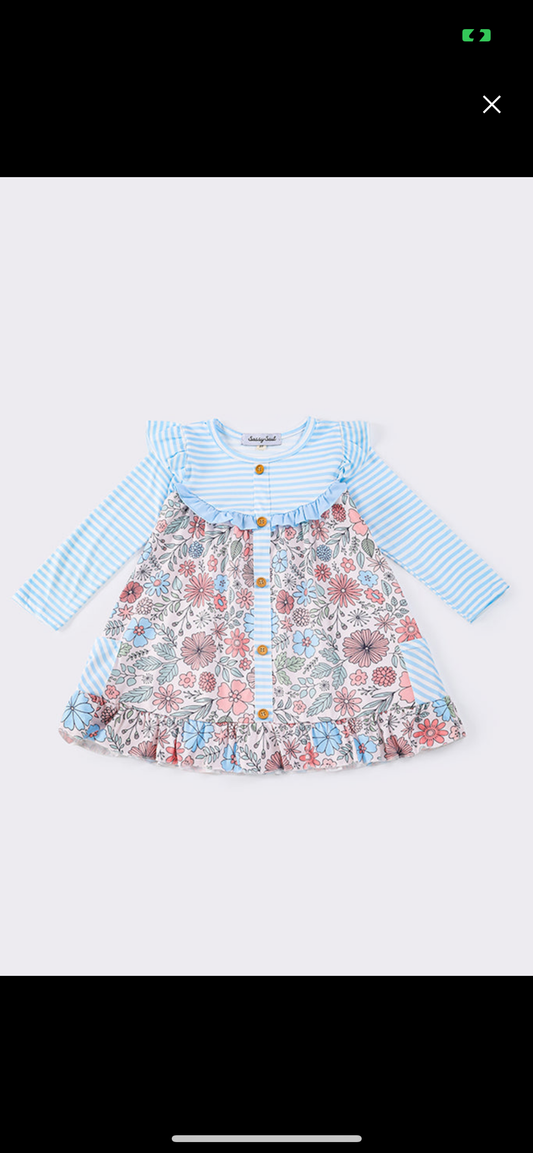 Girl Retro Fall Dress