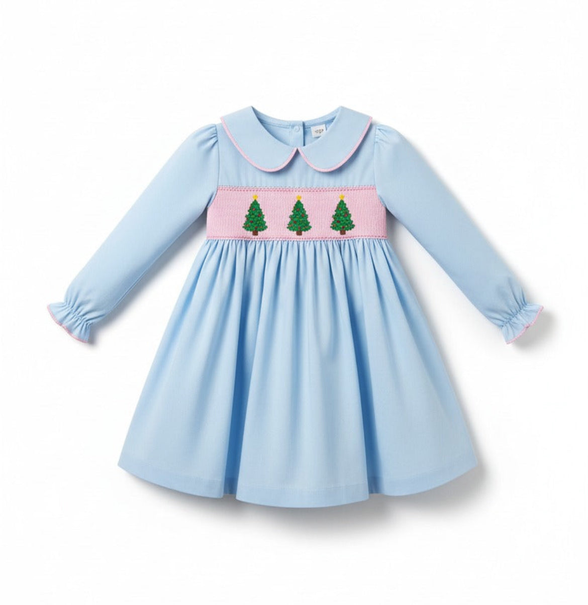 Girl Blue Christmas Dress