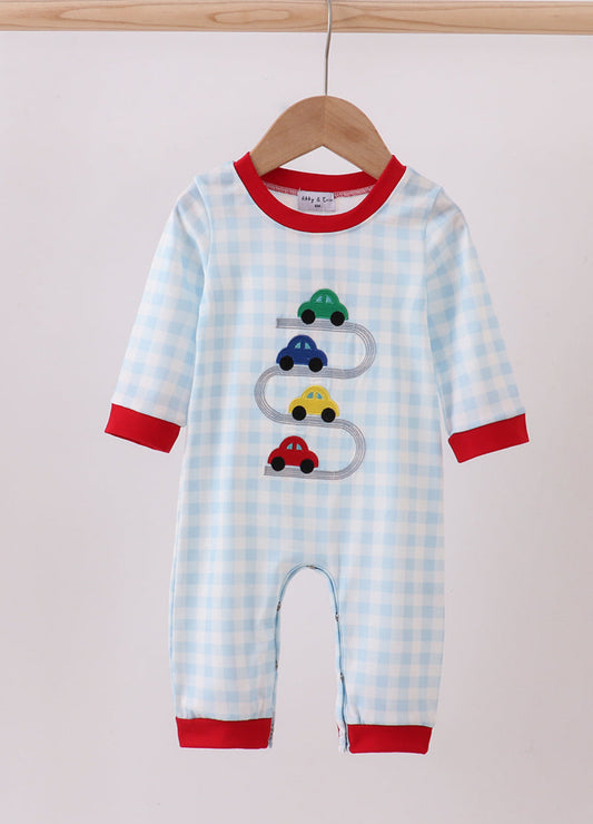 Boys Car Romper