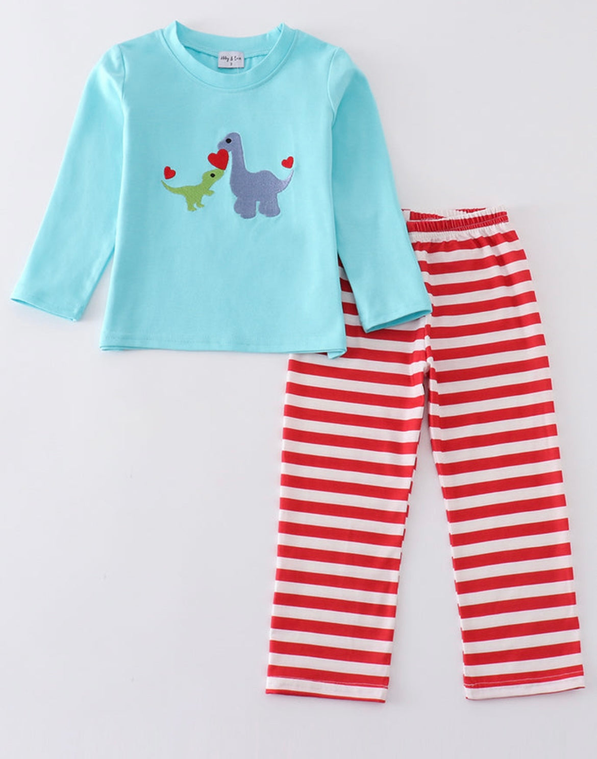 Boys Dino Valentine Pant Set Clearance