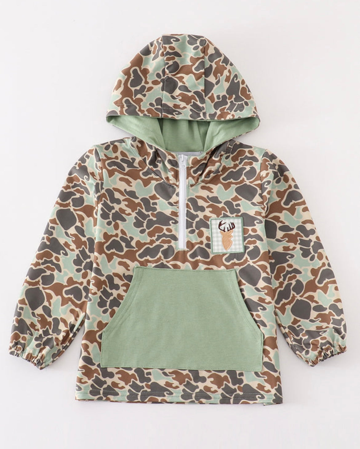 Boys Camo Pullover