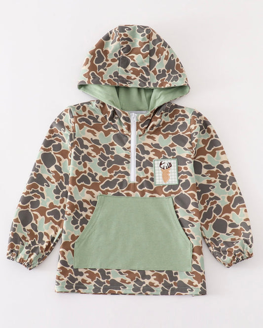 Boys Camo Pullover