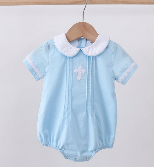 Boys Blue Cross Bubble