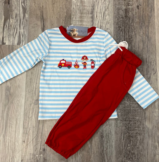 Boys Fire Pant Set