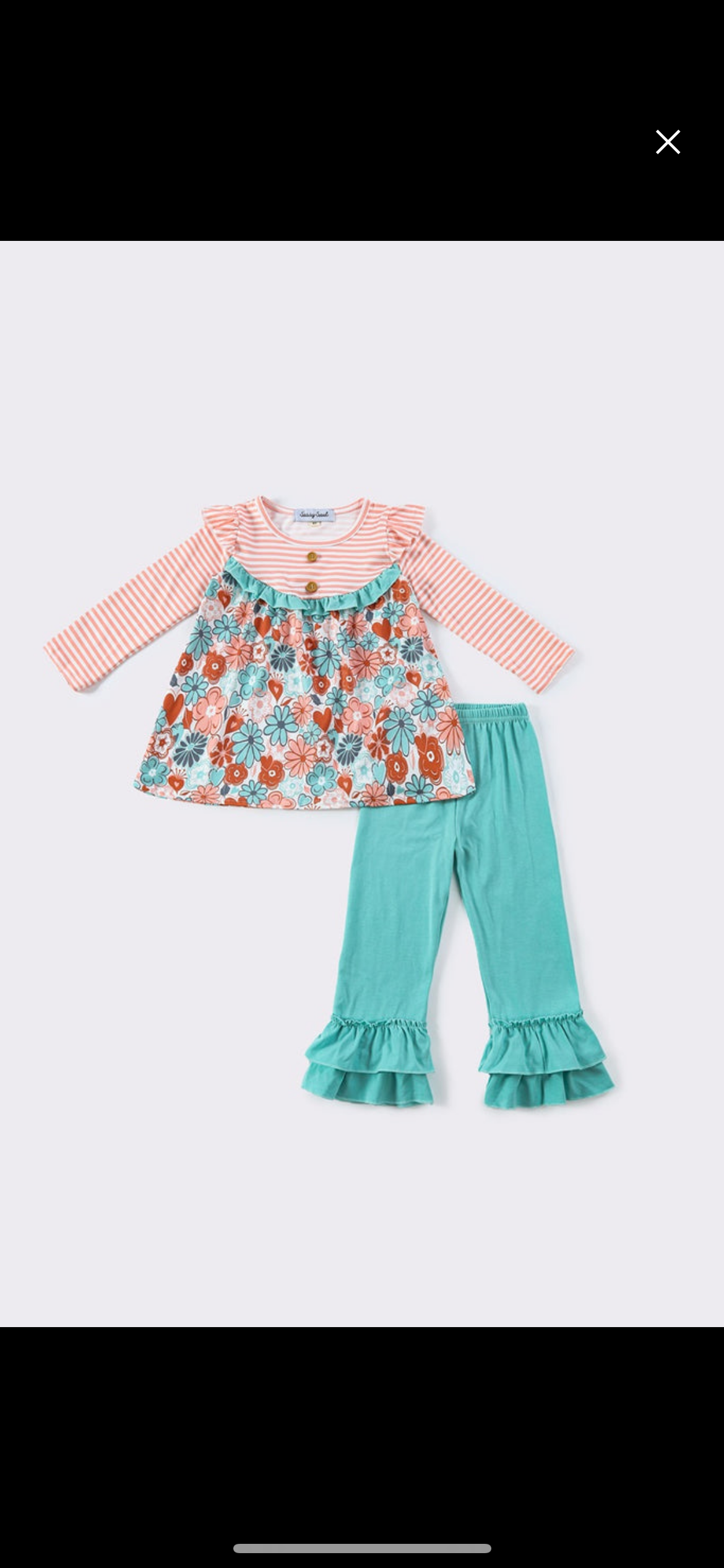 Girl Pastel Fall Pant Set New Albany