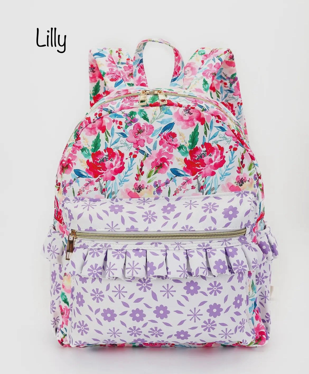 Girl Backpack and Lunch Boxes