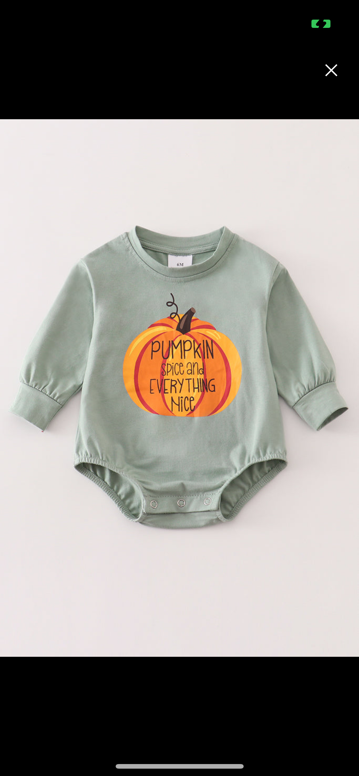 Boy Pumpkin Romper