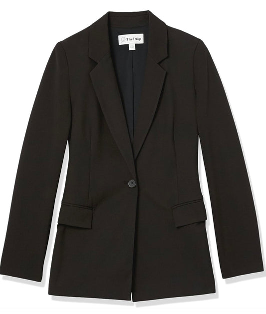 Ladies The Drop Black Blazer