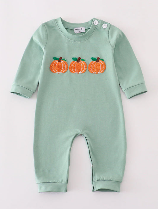 Boys Romper Pumpkin