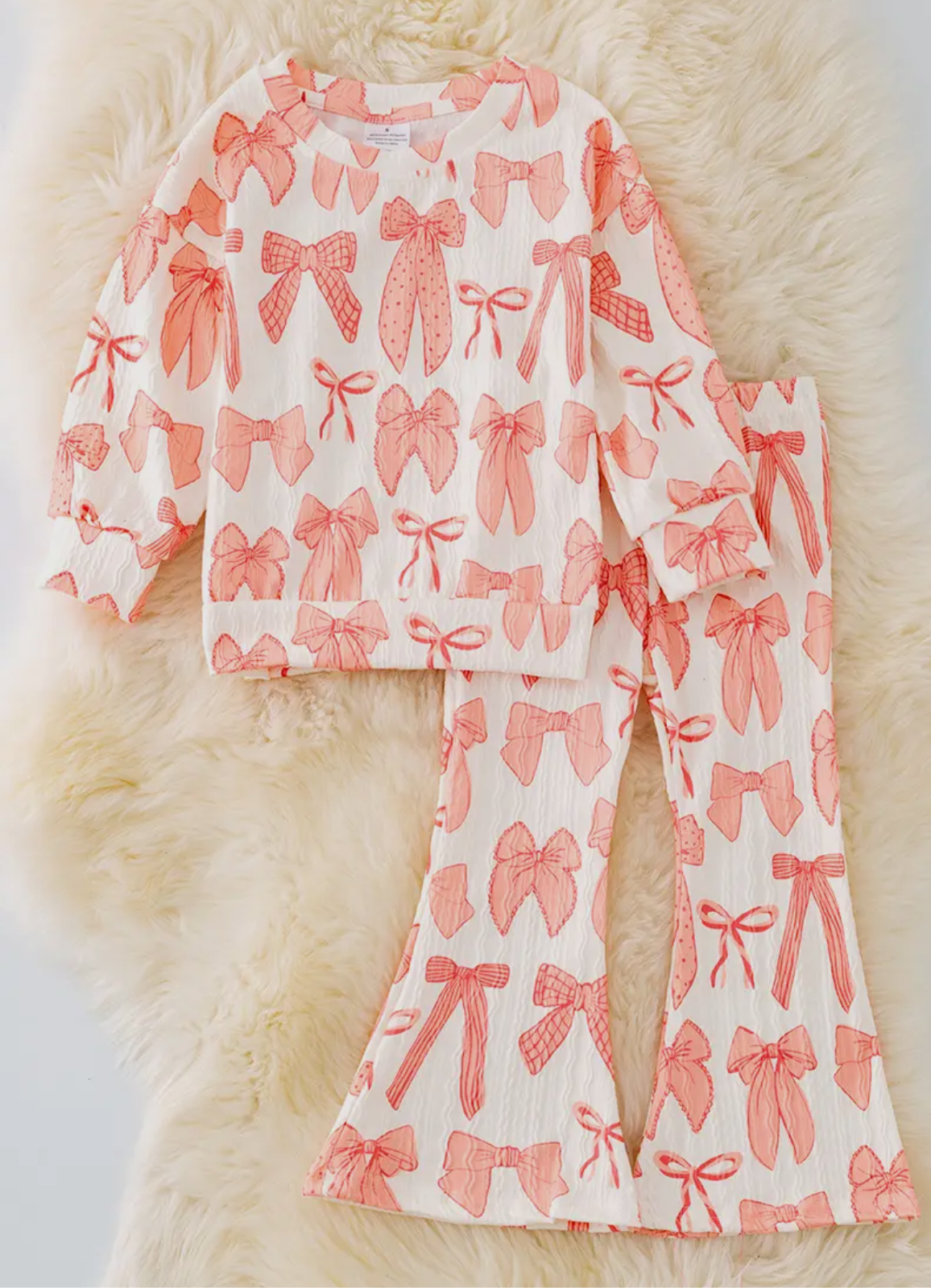 Girl Bow Pant Set