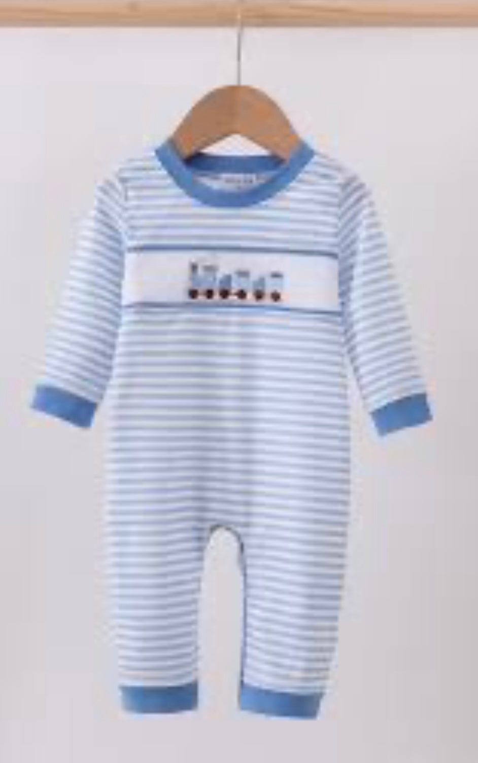 Boys Train Romper