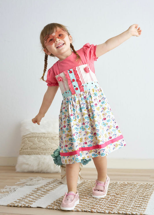 Girl Patchwork Dress New Albany